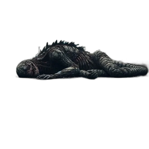 creature, animal, dragon, hair transparent PNG cut-out