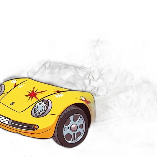 car, weapon, concept art, 3d render transparent PNG cut-out