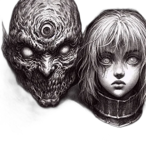 mask, face, creature, concept art transparent PNG cut-out