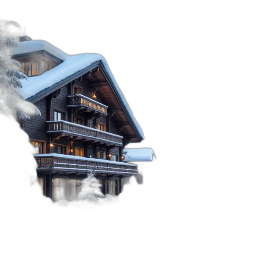 building, concept art, photorealistic, 3d render transparent PNG cut-out