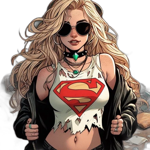 comic book art, concept art, cartoon, fantasy art transparent PNG cut-out