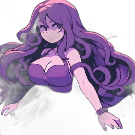 dress, hair, creature, anime transparent PNG cut-out