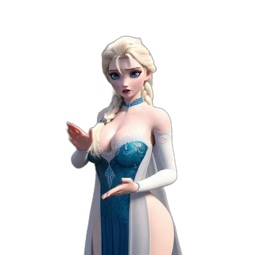 dress, staff, concept art, fantasy art transparent PNG cut-out