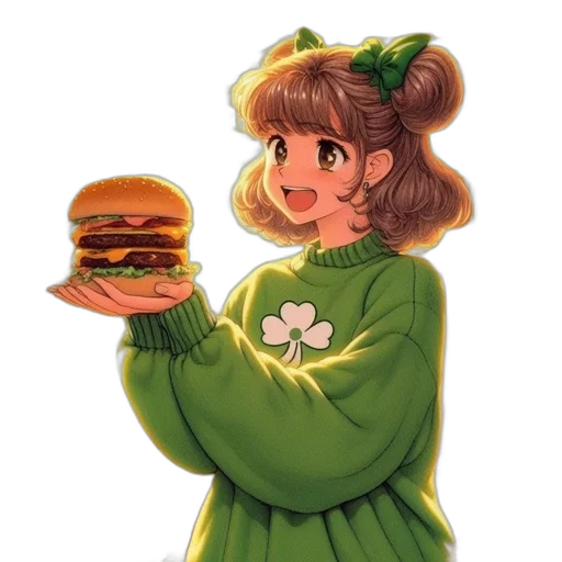 food, dress, watercolor, concept art transparent PNG cut-out