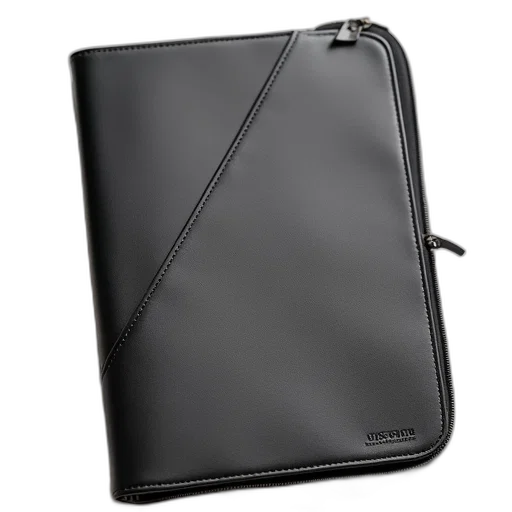 business, notebook, zipper, closure transparent PNG cut-out