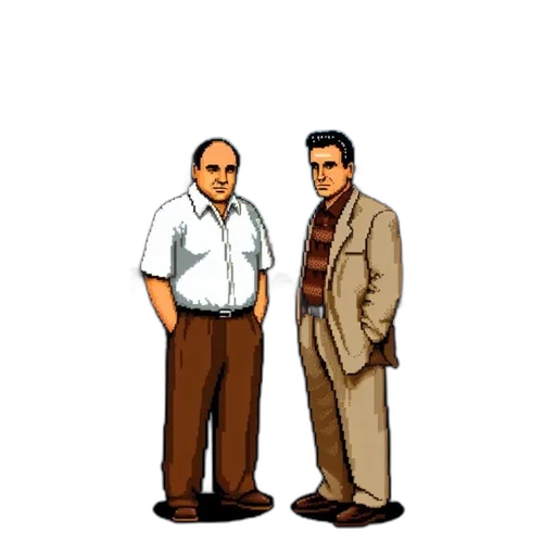 staff, jacket, pixel art, concept art transparent PNG cut-out