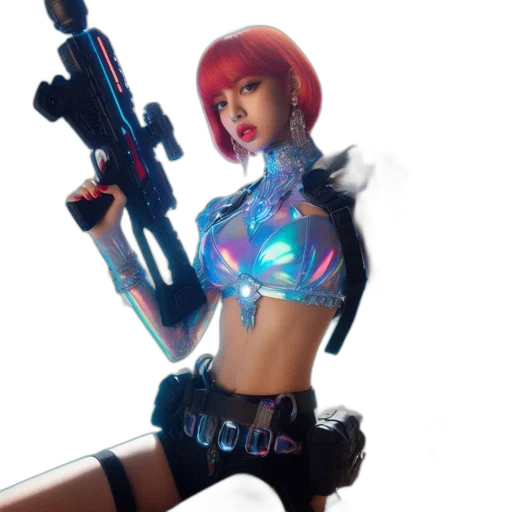 weapon, robot, staff, sword transparent PNG cut-out