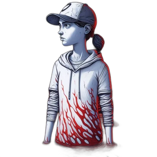 jacket, face, dress, creature transparent PNG cut-out