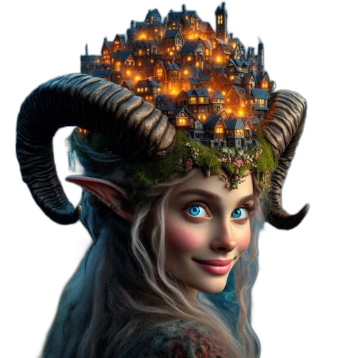 crown, hat, face, dragon transparent PNG cut-out