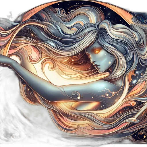 hair, mask, dragon, face transparent PNG cut-out