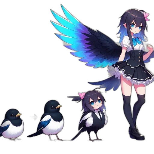 staff, animal, concept art, anime transparent PNG cut-out