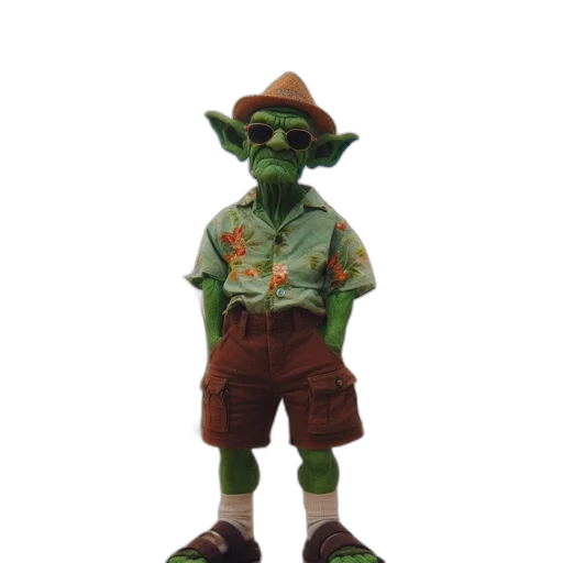 staff, mask, creature, robot transparent PNG cut-out