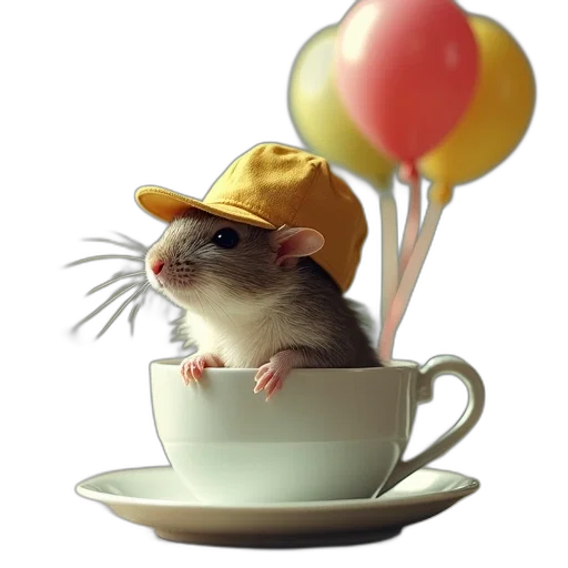 hat, animal, food, creature transparent PNG cut-out