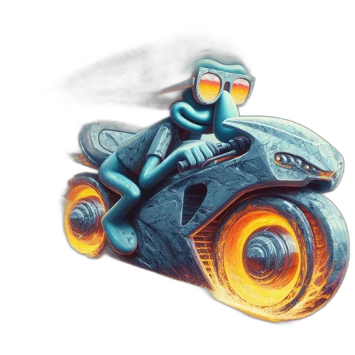 car, robot, weapon, creature transparent PNG cut-out