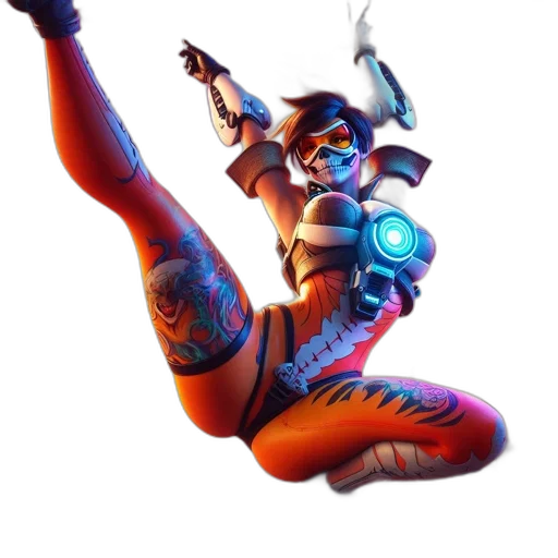 weapon, staff, animal, robot transparent PNG cut-out