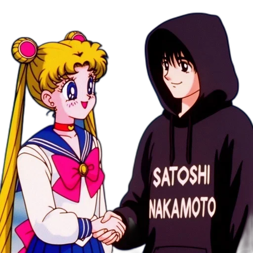jacket, staff, anime, vaporwave transparent PNG cut-out
