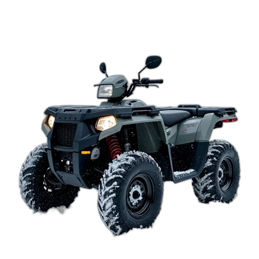 grey, polaris, sportsman, 570 transparent PNG cut-out