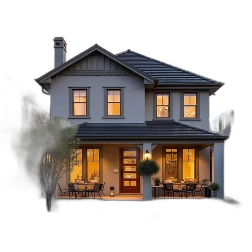 furniture, building, 3d render, photorealistic transparent PNG cut-out
