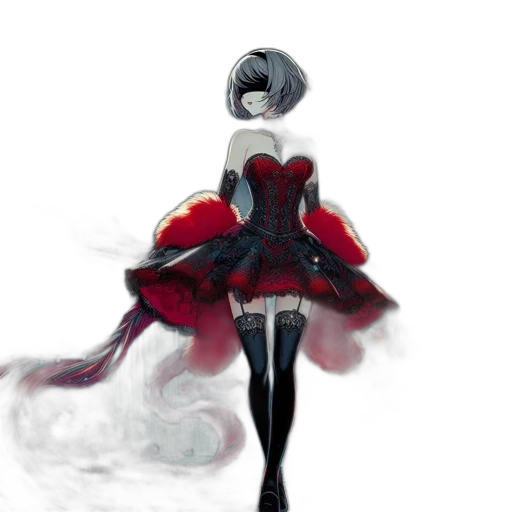 dress, crown, robot, mask transparent PNG cut-out