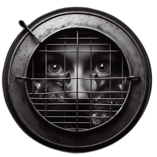 mask, face, animal, close-up transparent PNG cut-out
