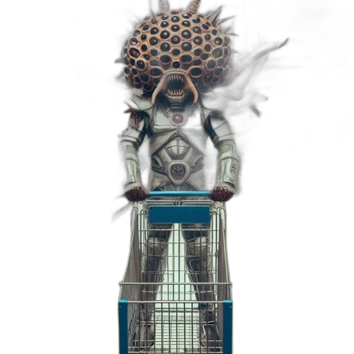 robot, staff, weapon, mask transparent PNG cut-out