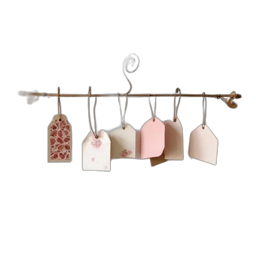 jewelry, pastel, earth tones, open transparent PNG cut-out