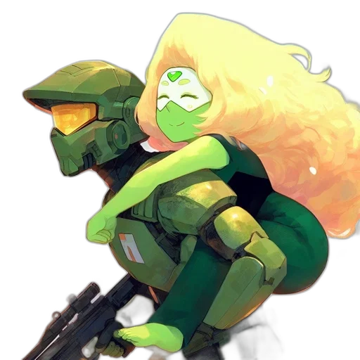 weapon, robot, creature, jacket transparent PNG cut-out