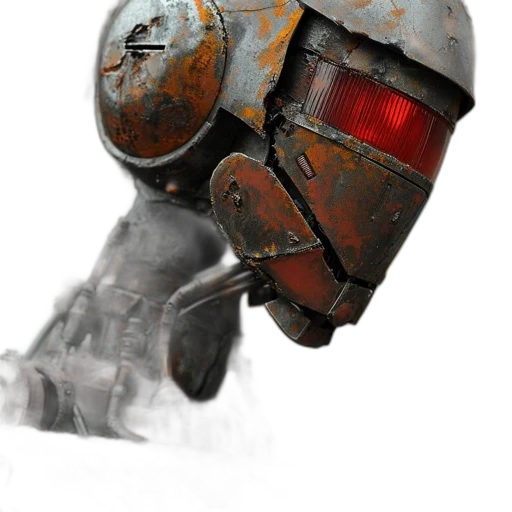 robot, mask, weapon, face transparent PNG cut-out