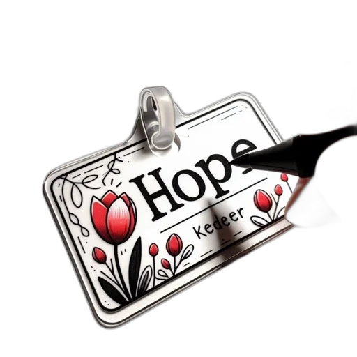 jewelry, individual, holds, red-tulip transparent PNG cut-out