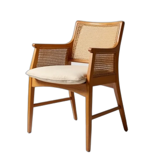 furniture, 3d render, wooden, chair transparent PNG cut-out