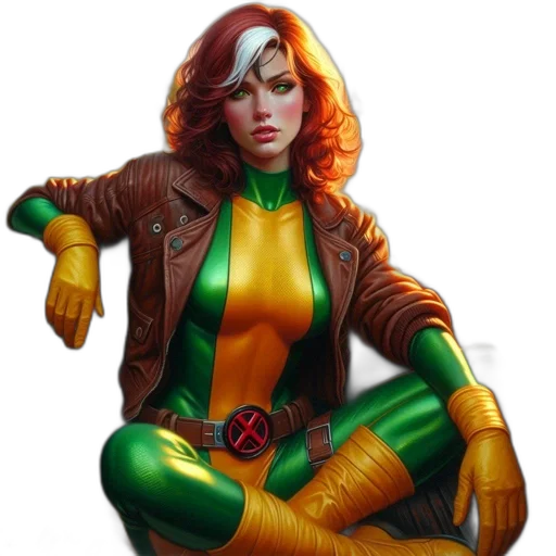 jacket, comic book art, concept art, fantasy art transparent PNG cut-out