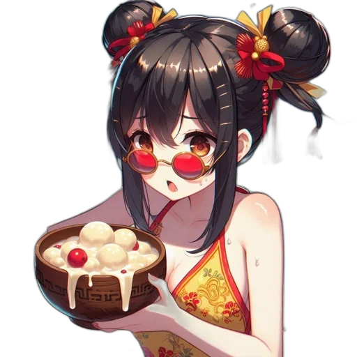 food, staff, anime, pixel art transparent PNG cut-out