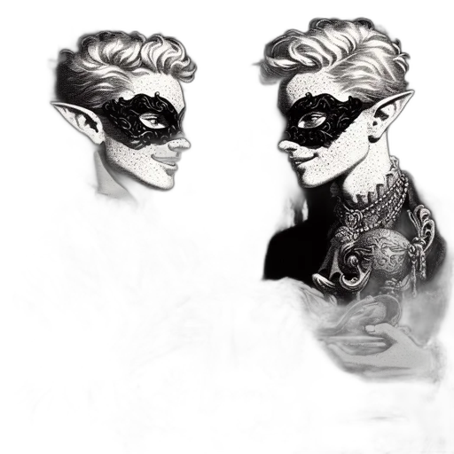 mask, face, crown, creature transparent PNG cut-out