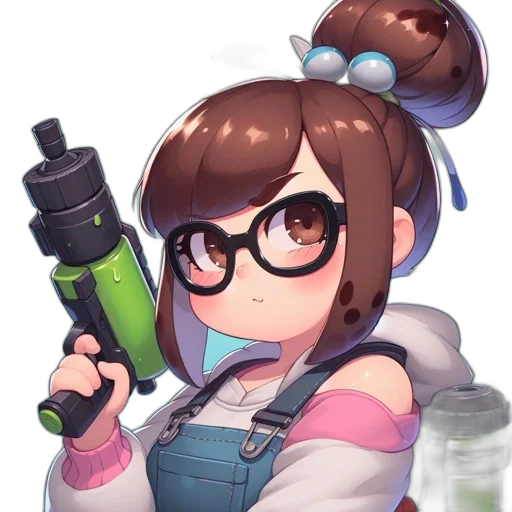 weapon, staff, bottle, robot transparent PNG cut-out