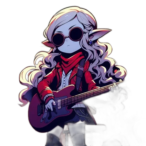 jacket, mask, staff, creature transparent PNG cut-out