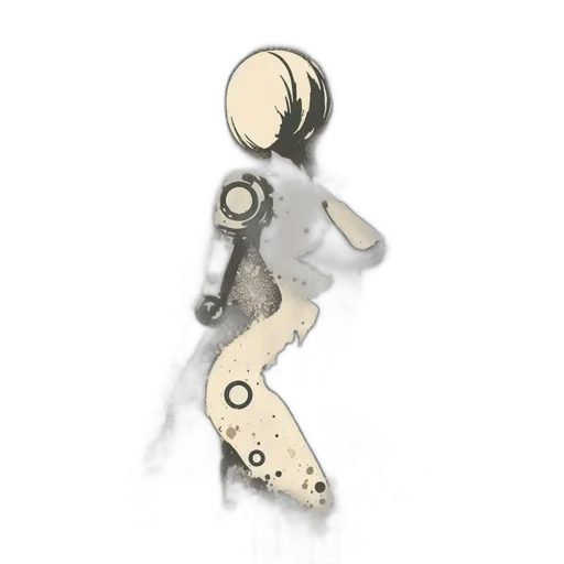 jewelry, staff, weapon, robot transparent PNG cut-out
