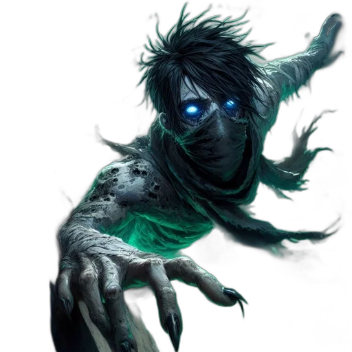mask, creature, face, staff transparent PNG cut-out