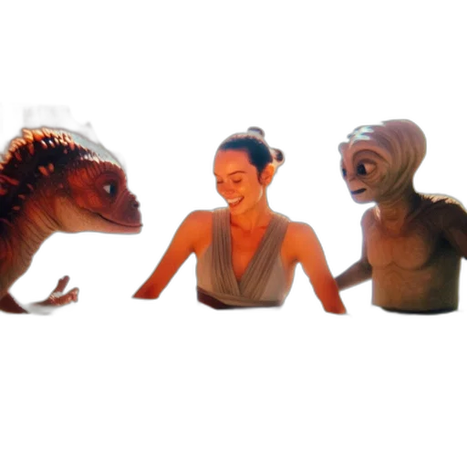 creature, mask, concept art, 3d render transparent PNG cut-out