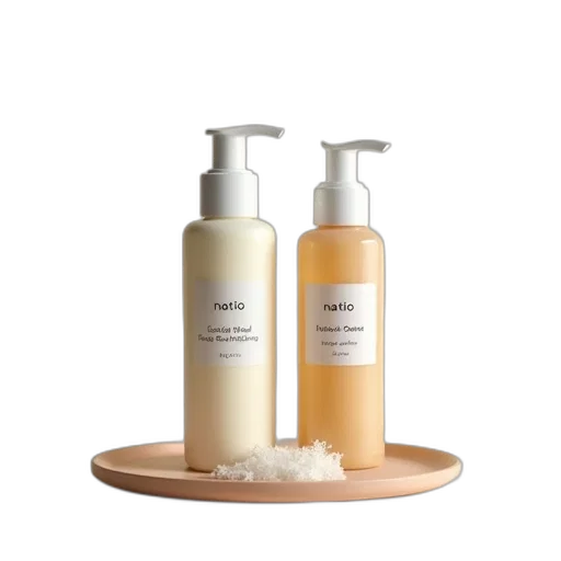 natio, facial, cleanser, hand transparent PNG cut-out