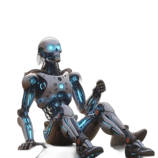 robot, creature, cyberpunk, concept art transparent PNG cut-out