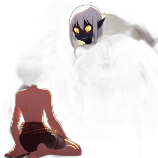 creature, mask, robot, staff transparent PNG cut-out
