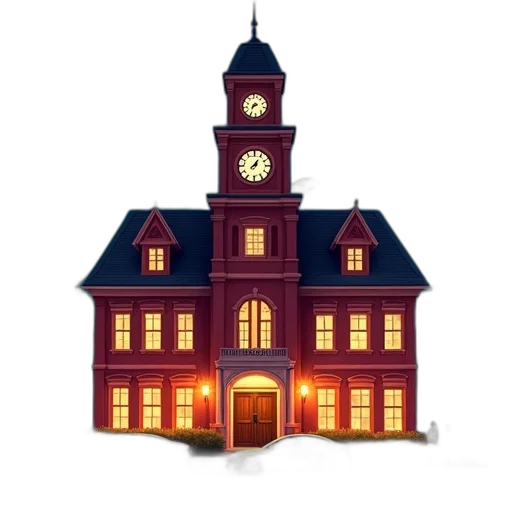 building, 3d render, concept art, pixel art transparent PNG cut-out