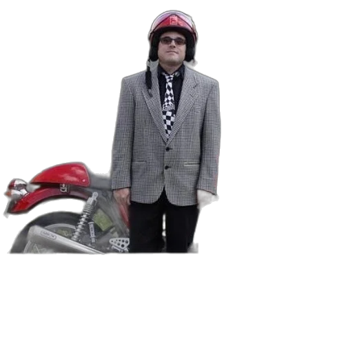 jacket, hat, car, staff transparent PNG cut-out