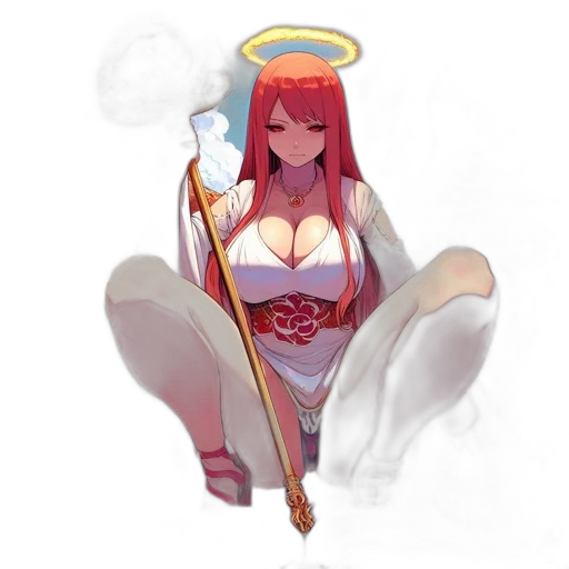 staff, sword, weapon, dress transparent PNG cut-out