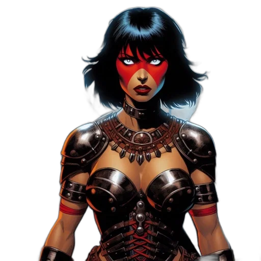comic book art, concept art, fantasy art, cyberpunk transparent PNG cut-out