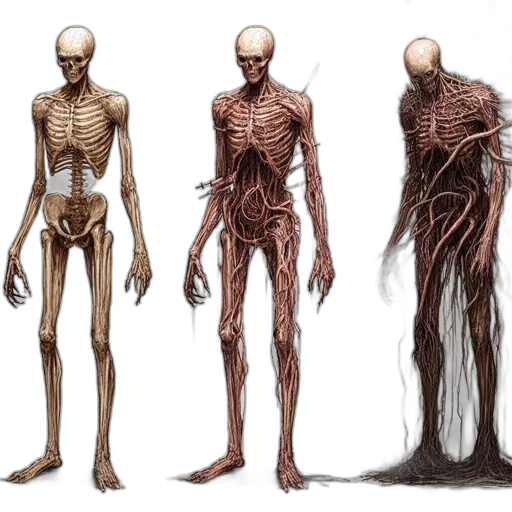 creature, concept art, comic book art, 3d render transparent PNG cut-out