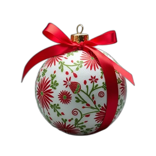 photorealistic, 3d render, colorful, christmas transparent PNG cut-out