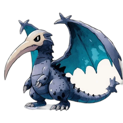 dragon, creature, animal, staff transparent PNG cut-out