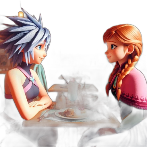 concept art, fantasy art, anime, 3d render transparent PNG cut-out