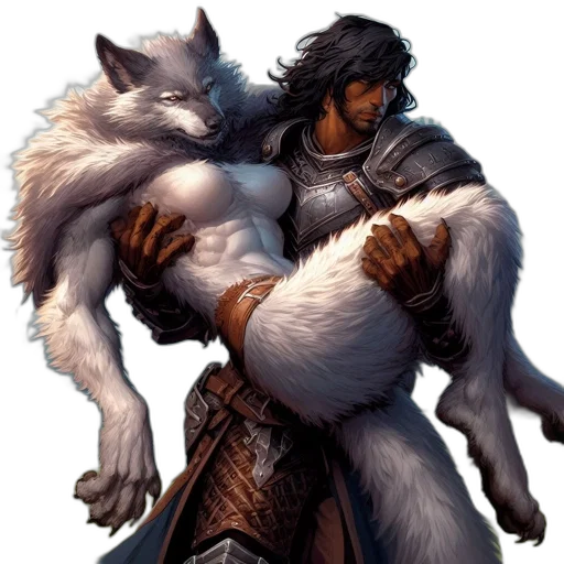 animal, fantasy art, concept art, comic book art transparent PNG cut-out